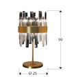 Schuller 365437 Lampka nocna Grace