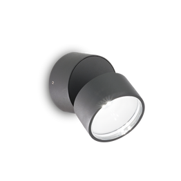 Oprawa Ścienna Ideal Lux Omega Ap Round Antracite 3000k 285450