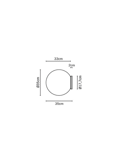 Kinkiet Fabbian LUMI Sfera F07 G29 01