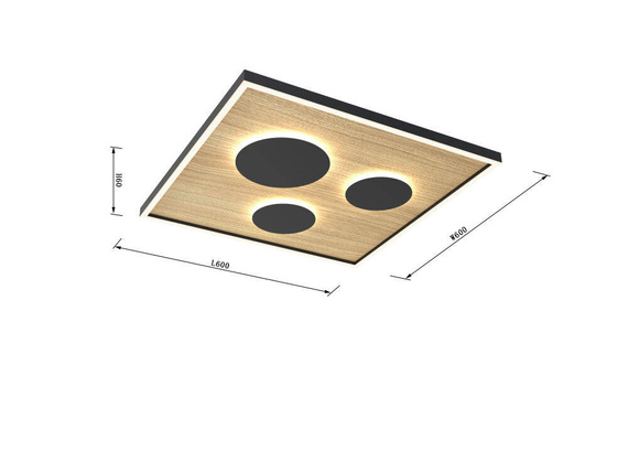 Plafon Dijon Wofi 9012-306L