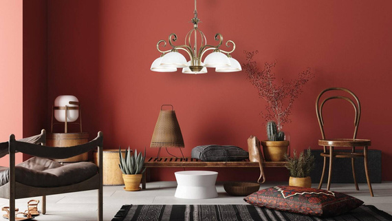 żyrandol WIVARA 5 GOLD złoty (149/5) - Emibig