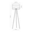 Lampa podłogowa TK Lighting 5053 Tago