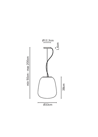Lampa wisząca Fabbian LUMI BAKA F07 A15 01