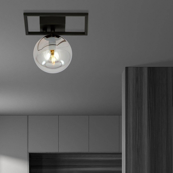 Lampa sufitowa IMAGO 1E BLACK/GRAFIT czarny (1131/1E) - Emibig