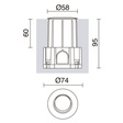 Nabuco L 980I-L0106H-30 Oprawa najazdowa Novolux