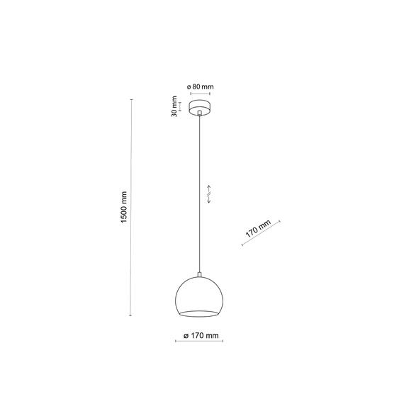 Żyrandol TK Lighting Zoe 10170