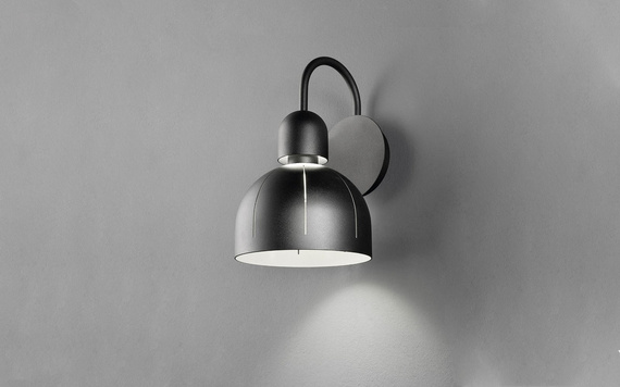 Kinkiet Masiero Cupolè A czarny