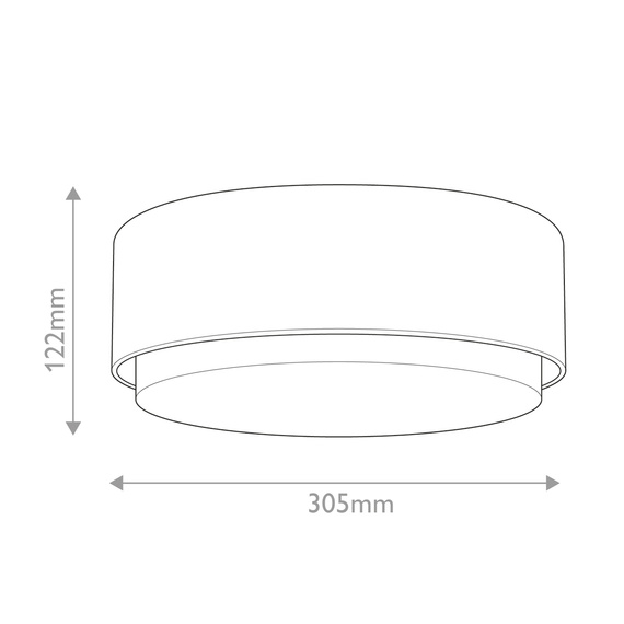 Elstead Lighting HK-CEDRIC-F-S-BR Plafon