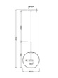 Lampa wisząca Maytoni Cometa MOD056PL-L12G3K