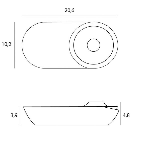 Spot MaxLight Vector C0268 10w Czarna