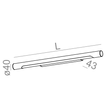 AQform Thin Tube 152cm Lampa ścienna 26560-L930-D9-00-12