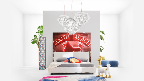 Lampa wisząca Slamp Veli Couture z kablem transparentnym