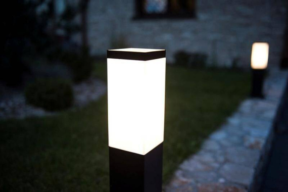 Słupek Oświetleniowy SU-MA Inox  Kwadratowa SS802-450