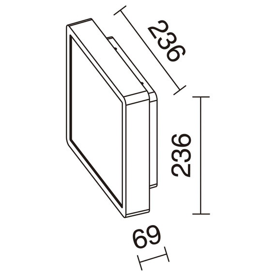 Kinkiet zewnętrzny Novolux Blera 548B-L0118A-03