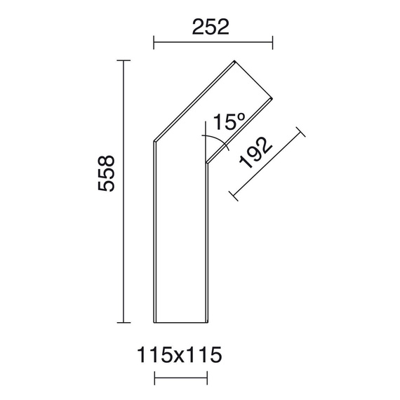 Lampa stojąca zewnętrzna Novolux Clina 492A-L0105B-02
