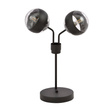 Lampka nocna NOVA LN2 BLACK/STRIPE czarny (1139/LN2) - Emibig