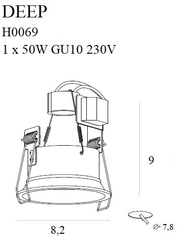 Wpust Maxlight Deep H0069