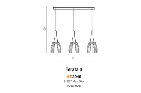 Lampa Wisząca Azzardo Terata