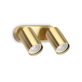 Lampa Ścienna Ideal Lux Dynamite Ap2 Round Ottone 367392