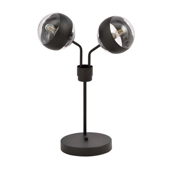 Lampka nocna NOVA LN2 BLACK/STRIPE czarny (1139/LN2) - Emibig