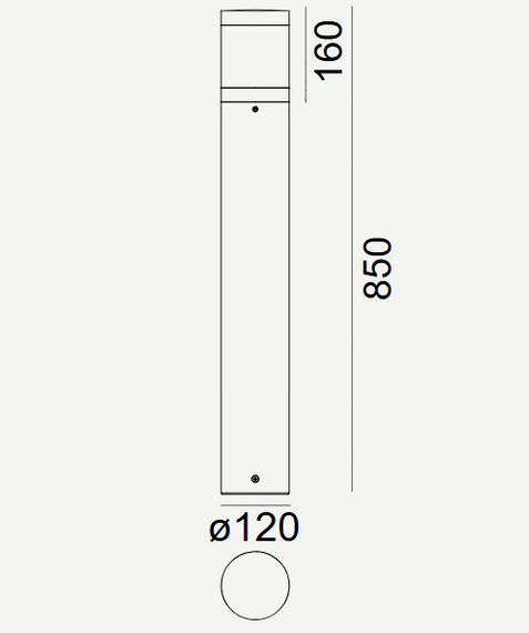 Lampa stojąca zewnętrzna Norlys 2330GR Lillesand