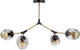 Lampa Wisząca Elem Boston 1962/4 21QG - BL