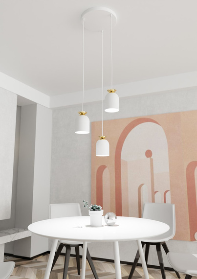 Lampa Wisząca Emibig Target 3 Prem Wh (1401/3PREM)