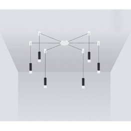 Lampa wisząca biała Azzardo Ziko AZ3409+6xAZ2679+6xAZ3117