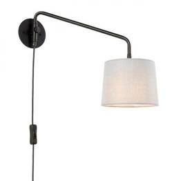 Endon 79500 Lampa ścienna Carlson z wtyczką