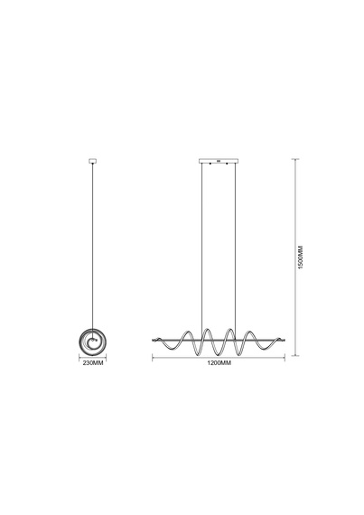Żyrandol Zuma Line Esero 003064-034763