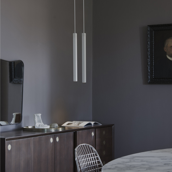 Lampa Wisząca Ideal Lux Look Sp1 Square D40 H400 Bianco 366999