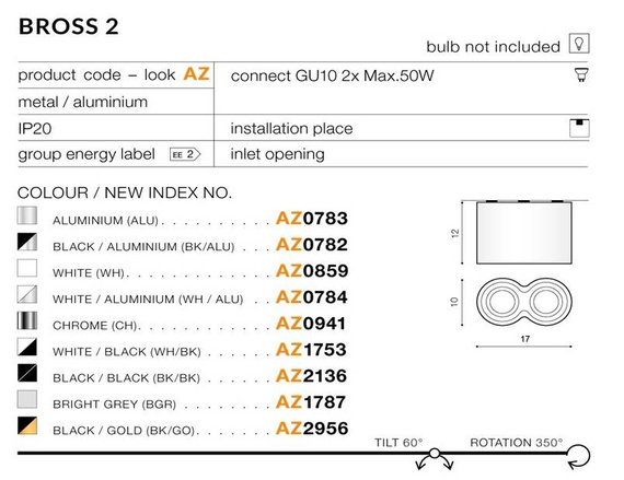 Spot Azzardo BROSS 2 AZ0783