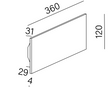 AQForm 26572-M930-D9-00-12 Smart Panel Lampa ścienna