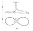 Lampa wisząca Mantra Nur XL 5360