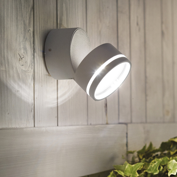 Oprawa Ścienna Ideal Lux Omega Ap Round Antracite 4000k 285467