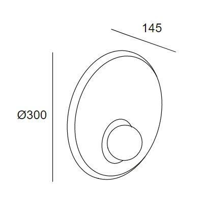 Lampa ścienna LEDS 05-8356-05-DN Trip Grok