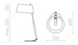 Lampa stołowa Redlux Ritzy R12486