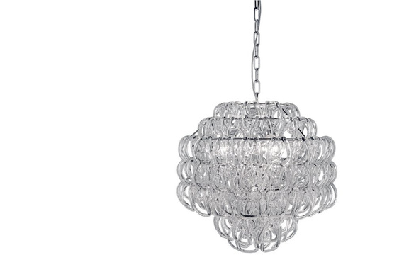 Lampa Wisząca VISTOSI GIOGALI SP 50 transparentna 50 x 50 cm