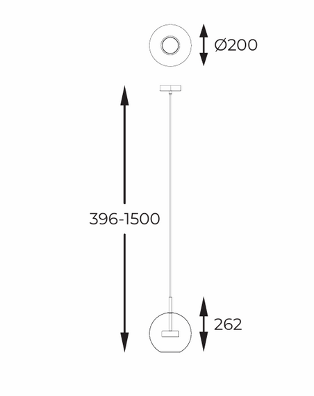 Zuma Line P0428-01J-F4AC Oprawa wisząca Enceladus