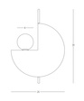 Lampa Ścienna Zambelis 22205