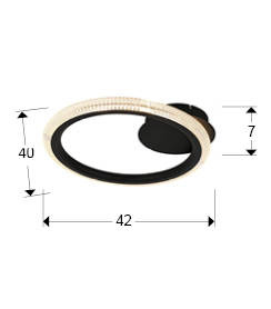 Lampa sufitowa Schuller 717847 Ring
