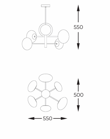 Oprawa wisząca Omi Zuma Line 1196