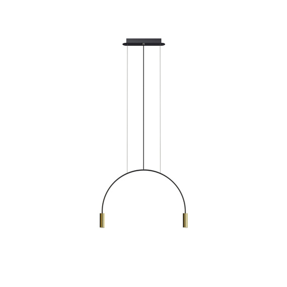 Lampa Wisząca Estiluz Volta T-3535 Czarno Złota