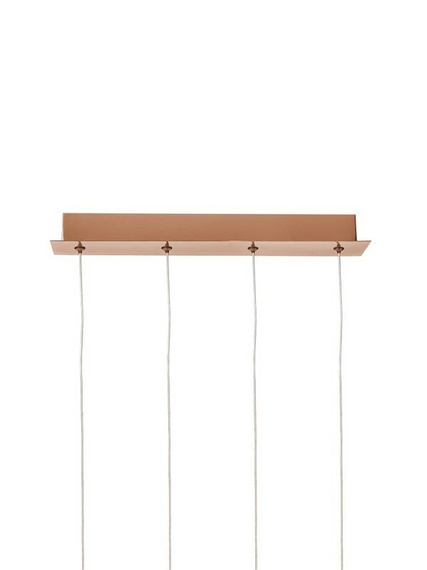 Lampa Wisząca Berella Light Luno 4 BL1492 Miedziana