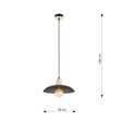 Lampa Wisząca Emibig Kobe 1 Black (1318/1)