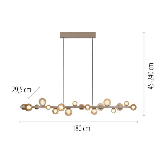 Żyrandol Zuma Line Pure E-popup 003902-035359