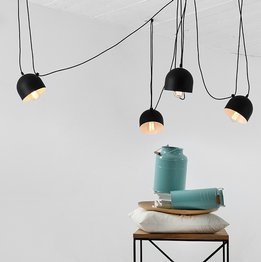 Lampa wisząca "pająk" CustomForm Popo 4 czarna