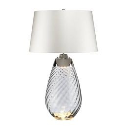 Lampa stołowa Elstead Lighting Lena LENA-TL-L-SMOKE-OWSS