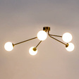 Plafoniera Złota Berella Light Tenza 5 BL5475