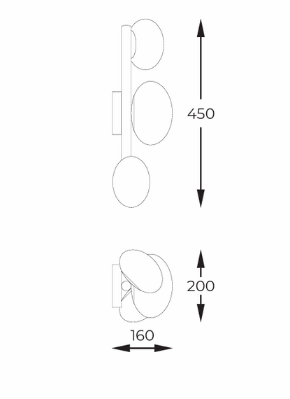 Lampa ścienna Omi Zuma Line 1178